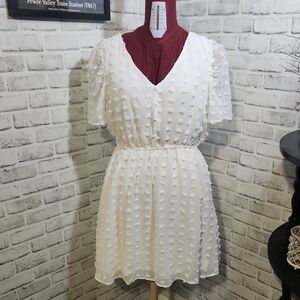 allison & kelly SZ L White Dress